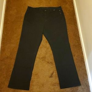 Faded wide legged pants